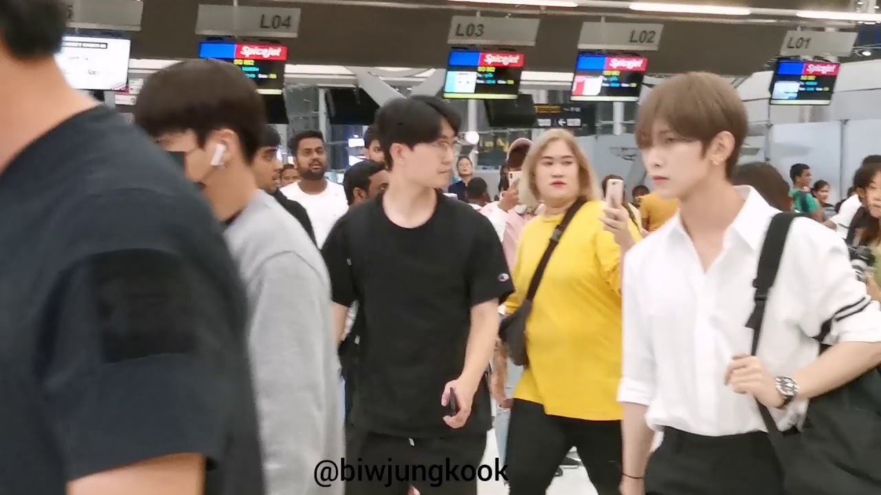 [20190930] #ATEEZ Back to Korea international Airport 🇹🇭 #KCON2019THAILAND #KCON2019