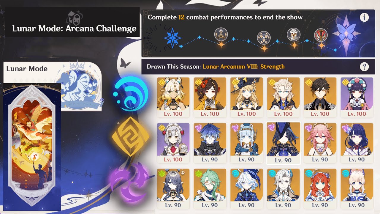 New 6.0 Imaginarium Theater: Lunar Mode Act 1-12 [ Hydro, Geo And Electro]