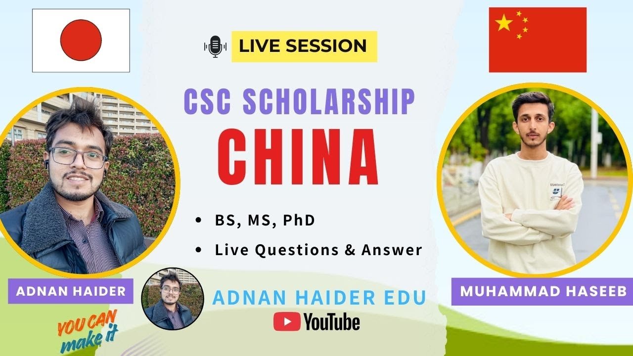 CSC Scholarship Complete Guide _ China 🇨🇳 Muhammad Haseeb #CSC #China