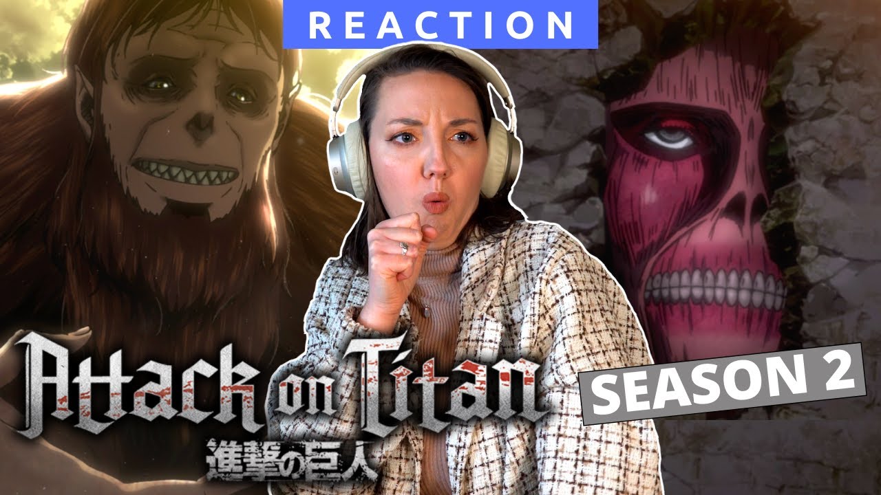 Watching **ATTACK ON TITAN** for the first time | THAT WAS ALOT... AOT Season 2 Reaction