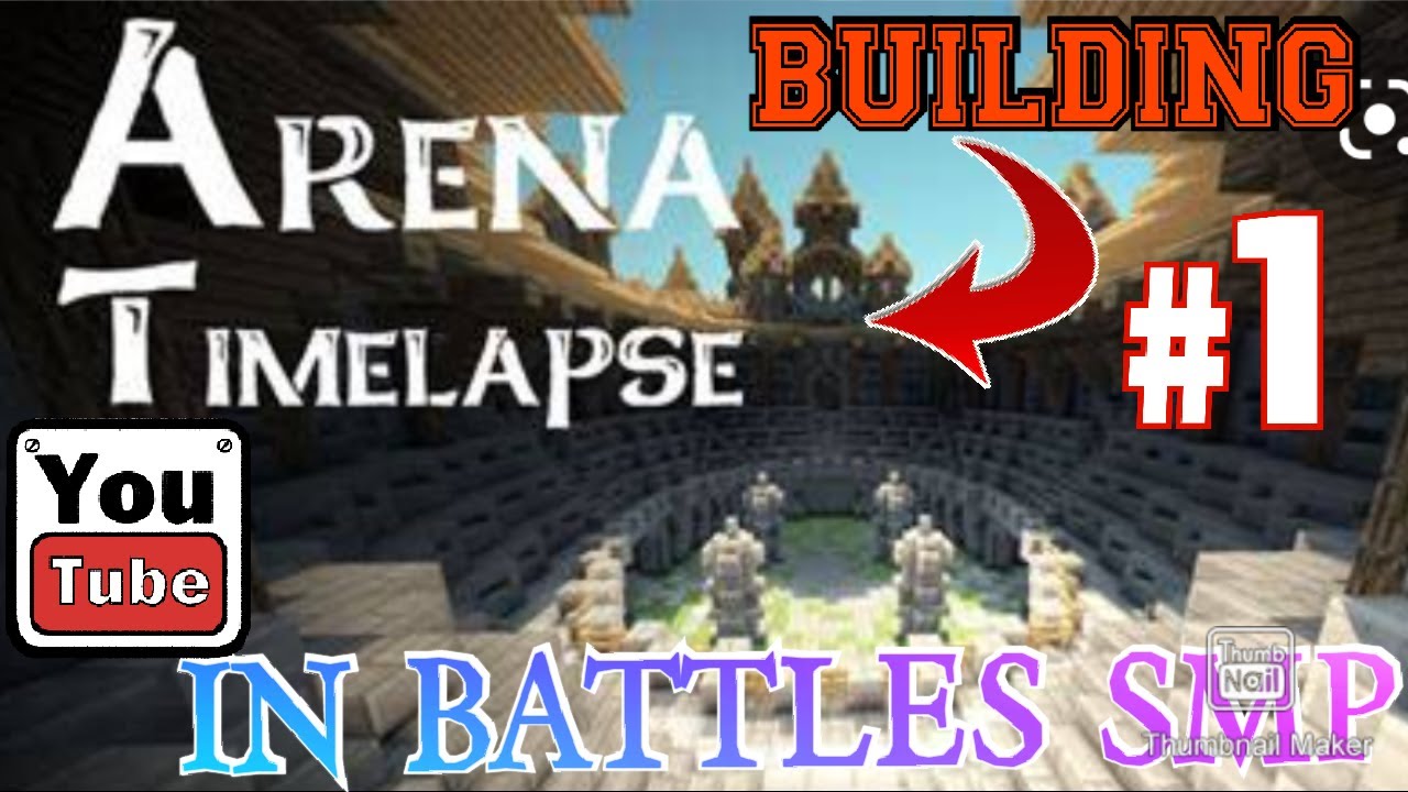 BUILDING PVP ARENA IN BATTLES SMP! @battles gaming