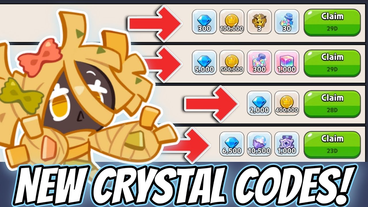 NEW CRYSTAL CODES! ⚠️CLAIM Insane CRYSTALS in Cookie Run Kingdom!