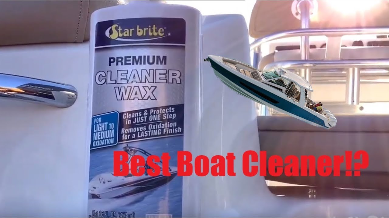 Boat cleaning made easy/Oxidation removal from a boat.StarBright premium cleaner wax product review!