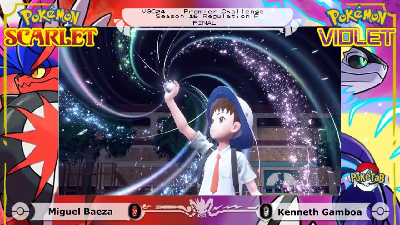 Miguel Baeza VS Kenneth Gamboa - FINAL VGC24 Premier Challenge Season 16 (Regulation F)