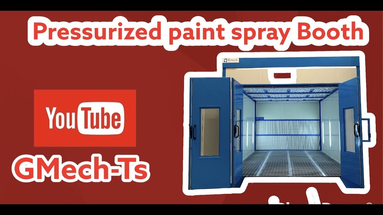 PRESSURIZED DRY SPRAY BOOTH DOWN DRAFT &SIDE DRAFT