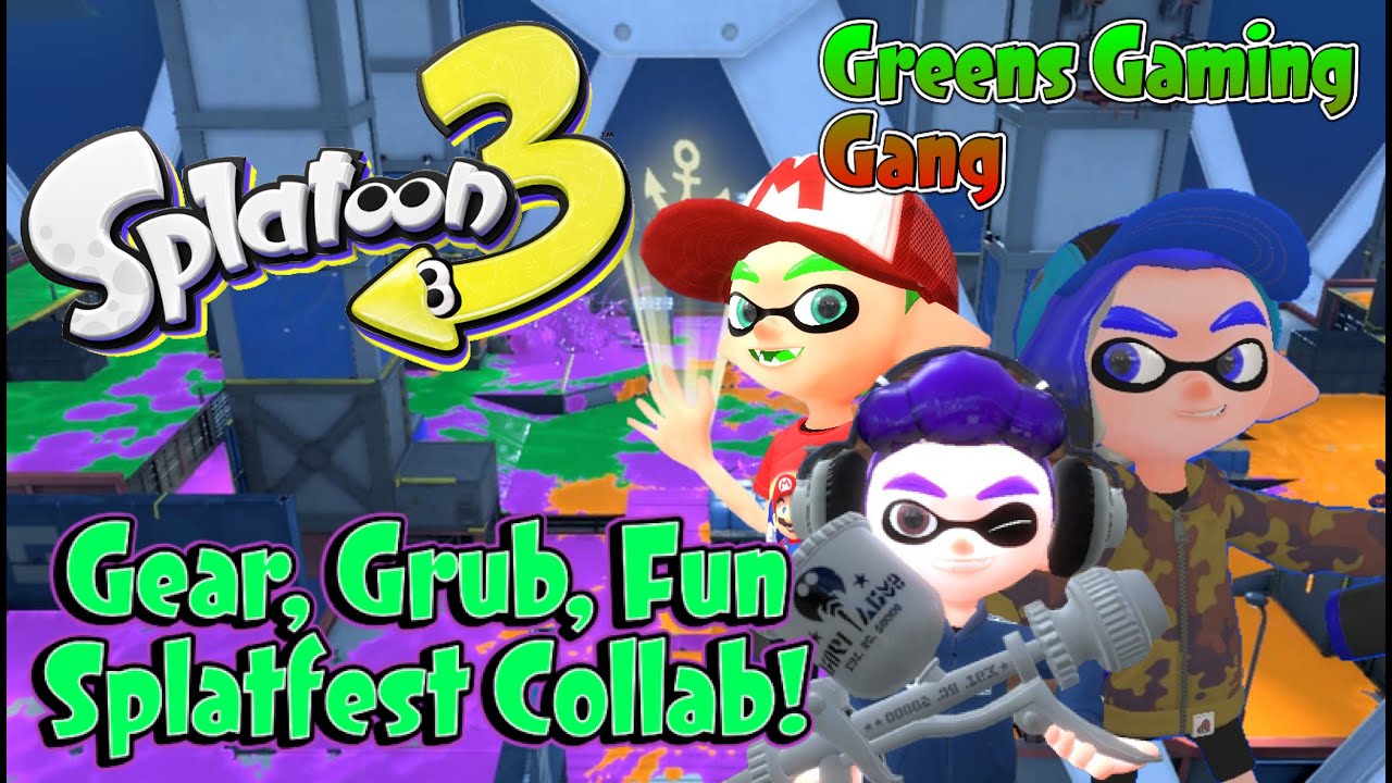 BMF100 Green's Gaming Gang: Splatoon 3 Gear, Grub, Fun Splatfest Collab Gameplay! w/ VAF & DCG!