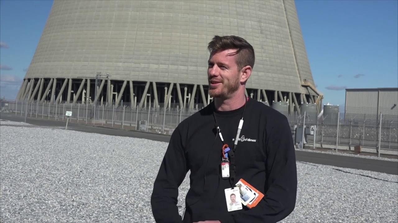 The view from the top of the Hope Creek Cooling Tower – Long version