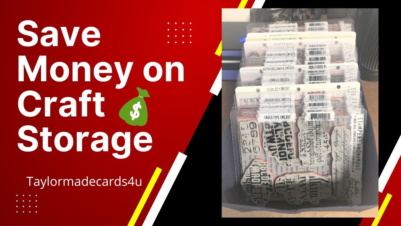 Inexpensive Storage Solution for Tim Holtz Stamps