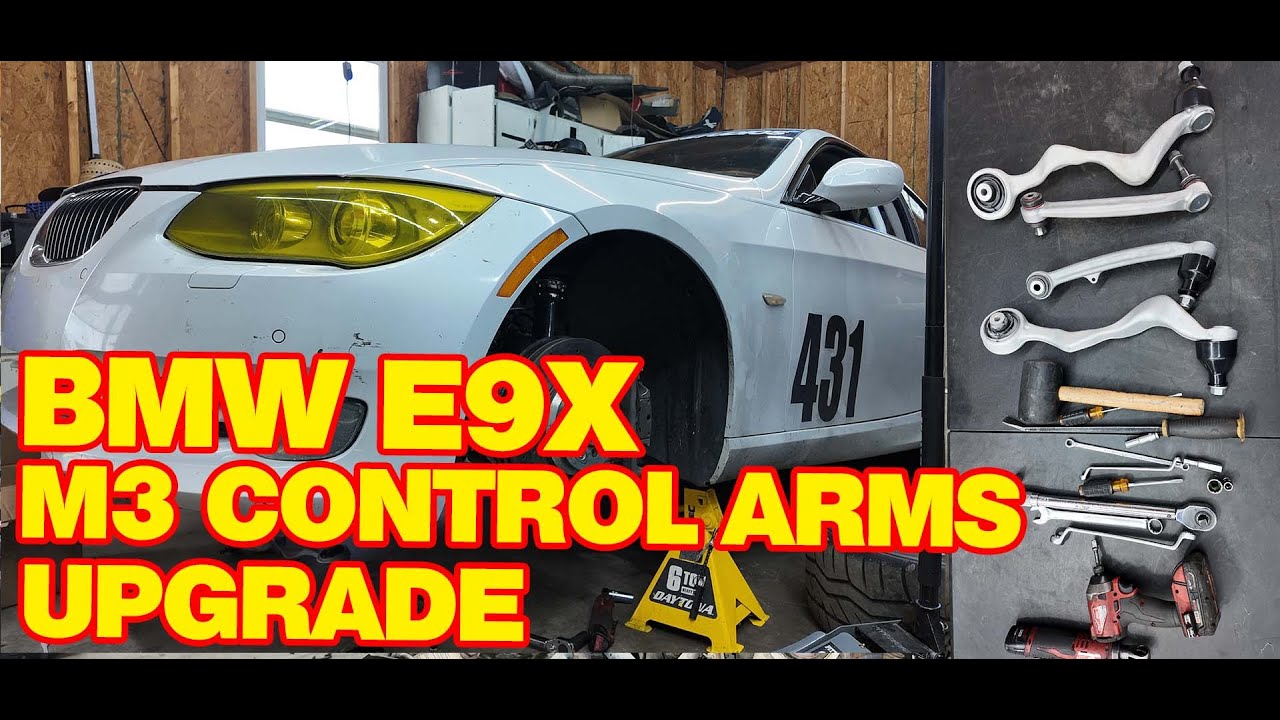 DIY BMW E92 Control Arm Upgrade – M3 Arms for E90, E91, E92 & E93 RWD