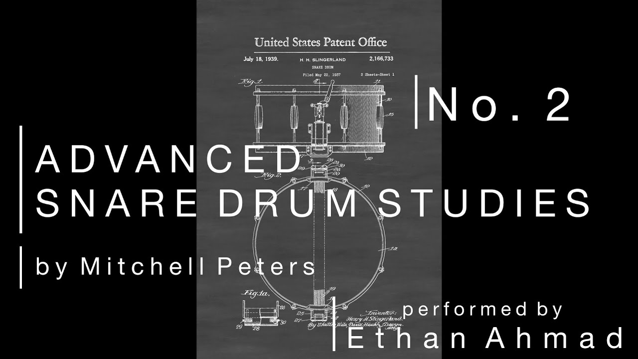 Peters Advanced Snare Drum Etude No. 2