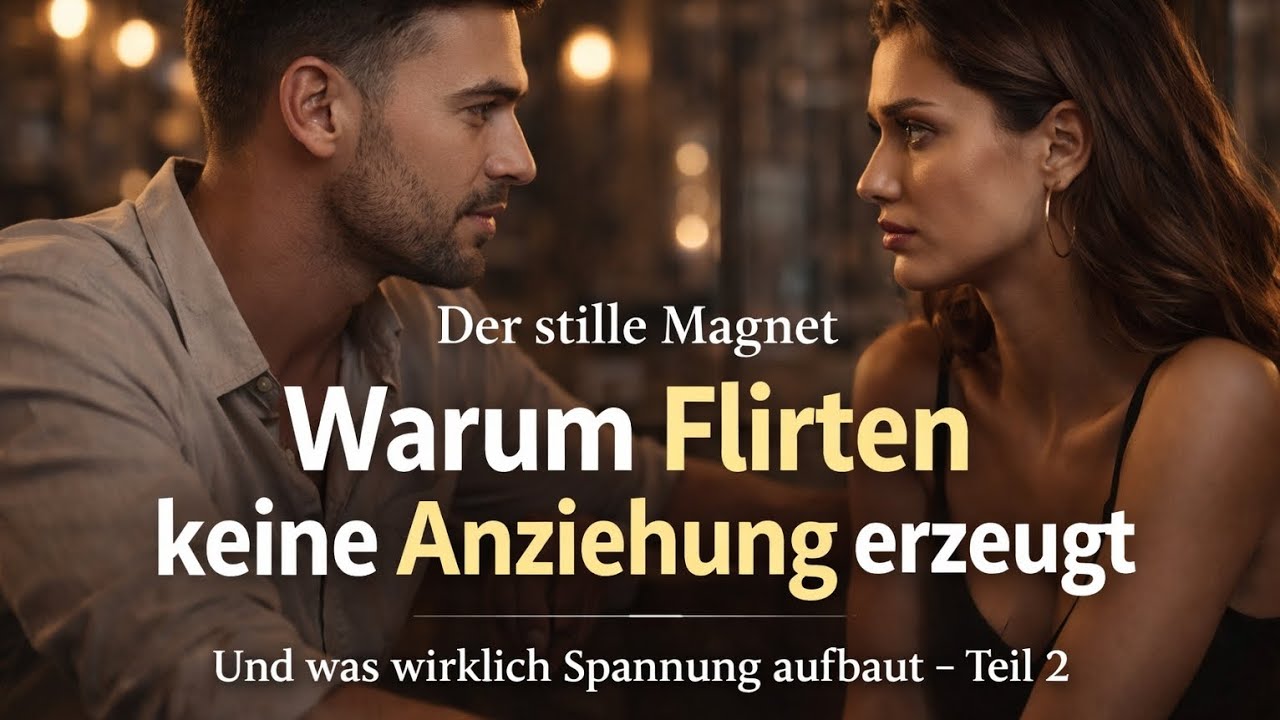 Warum Flirten keine Anziehung erzeugt – und was wirklich Spannung aufbaut (Teil 2)