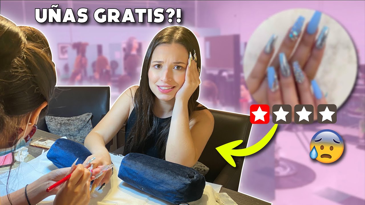 FUI A HACERME LAS UÑAS GRATIS EN ESTADOS UNIDOS *qué me hicieron?!*