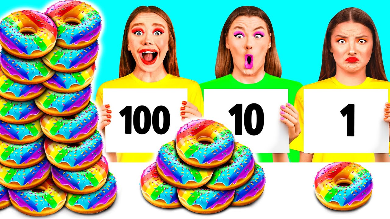 100 Слоев Еды Челлендж | Смешные Ситуации на Кухне от MeMeMe Challenge
