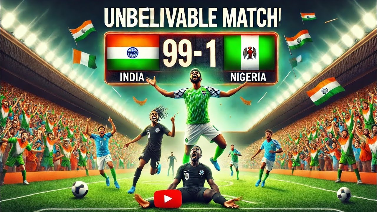 The Craziest Match in Football History: India 99-1 Nigeria