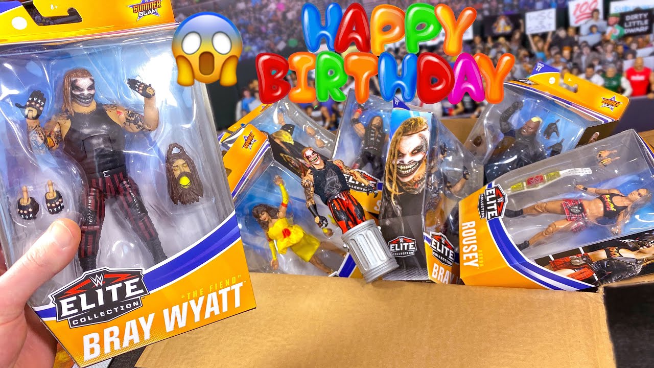 WWE ELITE 77 BIRTHDAY FIGURE UNBOXING! THE FIEND BRAY WYATT!