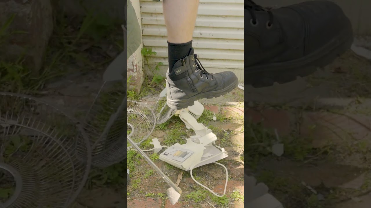 SEABREEZE DESK FAN GETS DESTROYED! #destroyed #smash #diy #fansmash #fan