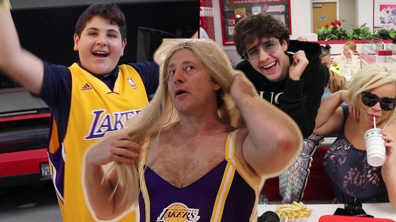 SURPRISING BROTHER WITH LAKERS TICKETS!! (EMOTIONAL)