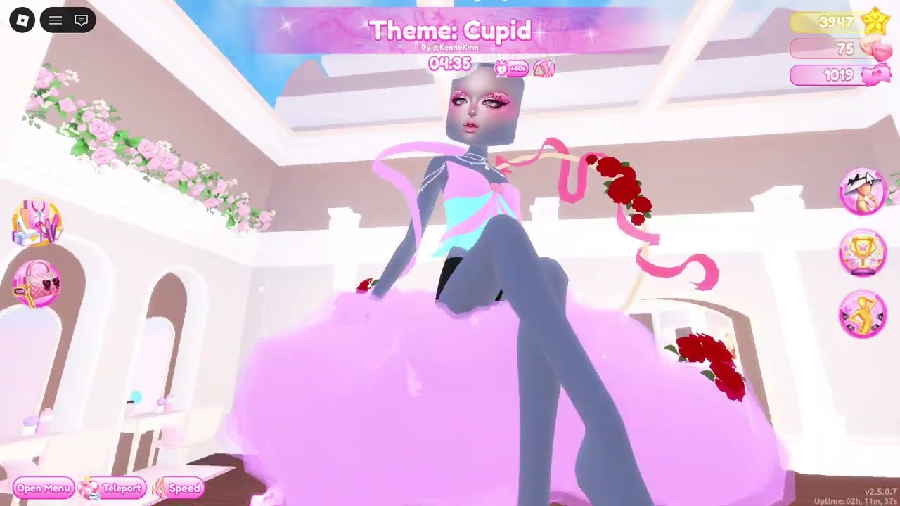 The valentine Update is here and don't forget to enter the code cupidscloud.