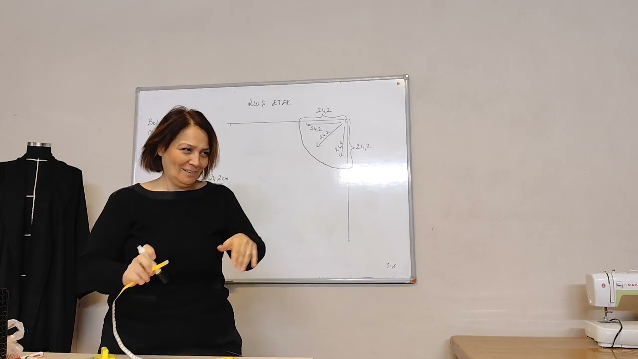 Kloş etek çalışması