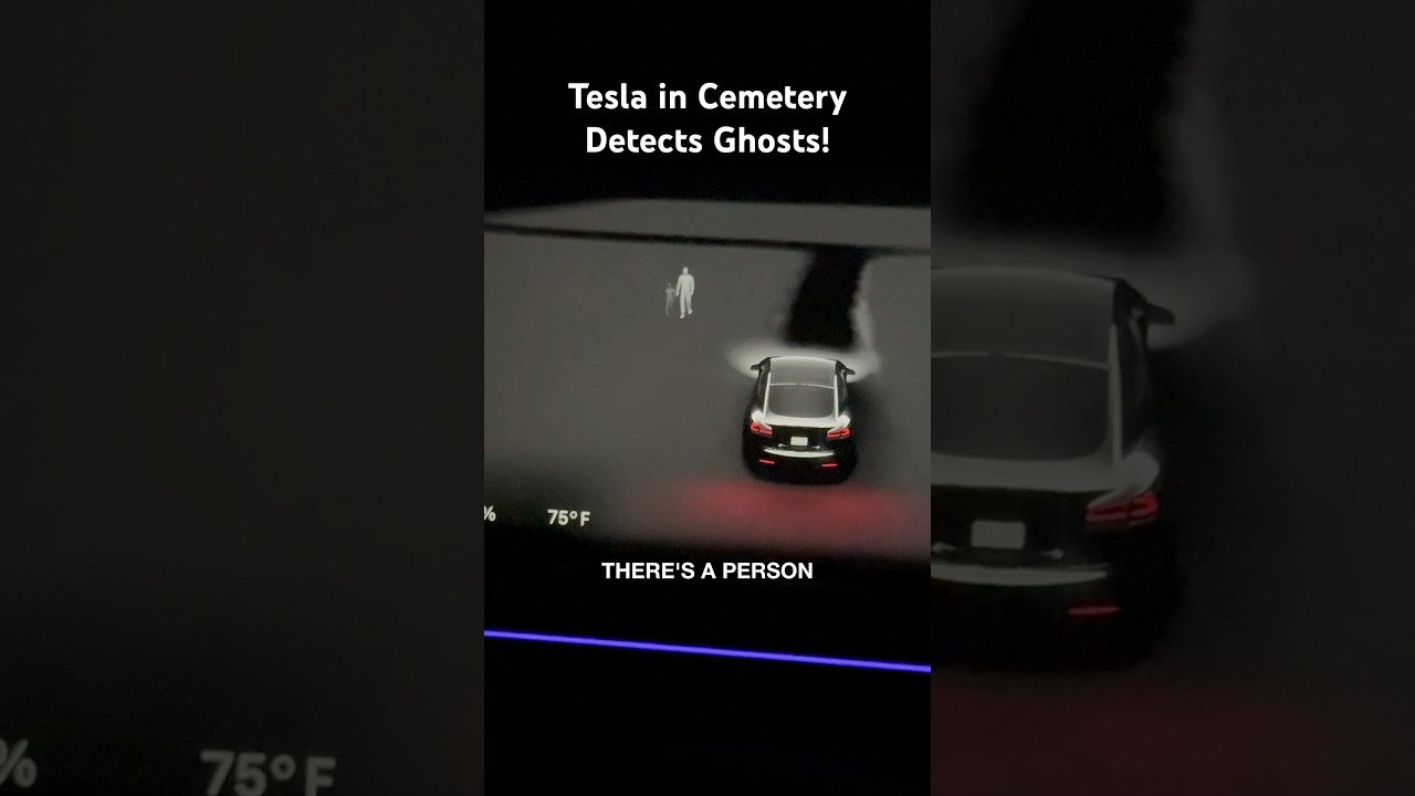 Я НЕ ожидал, что это сработает 😳 #tesla #spookyseason #ghost