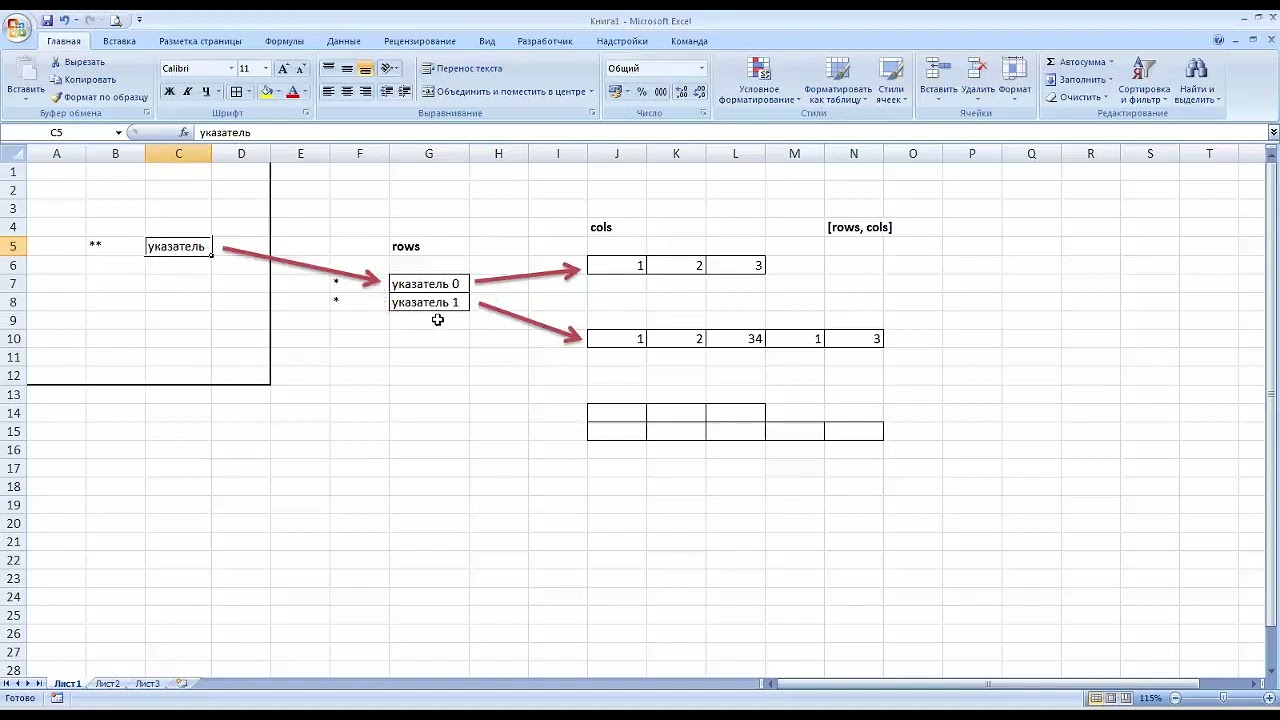 Variable Sized Array C++