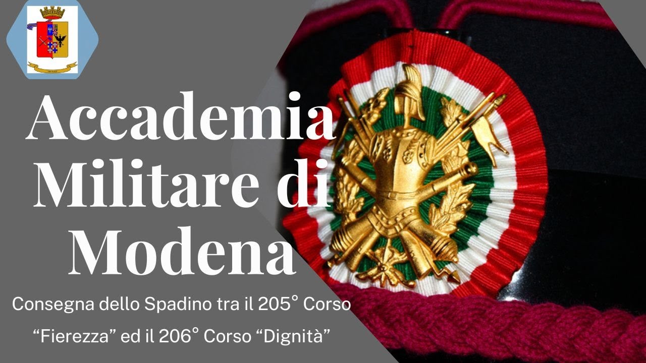 Accademia Militare di Modena Cerimonia della Consegna dello Spadino 7/11/2024 Esercito e Carabinieri