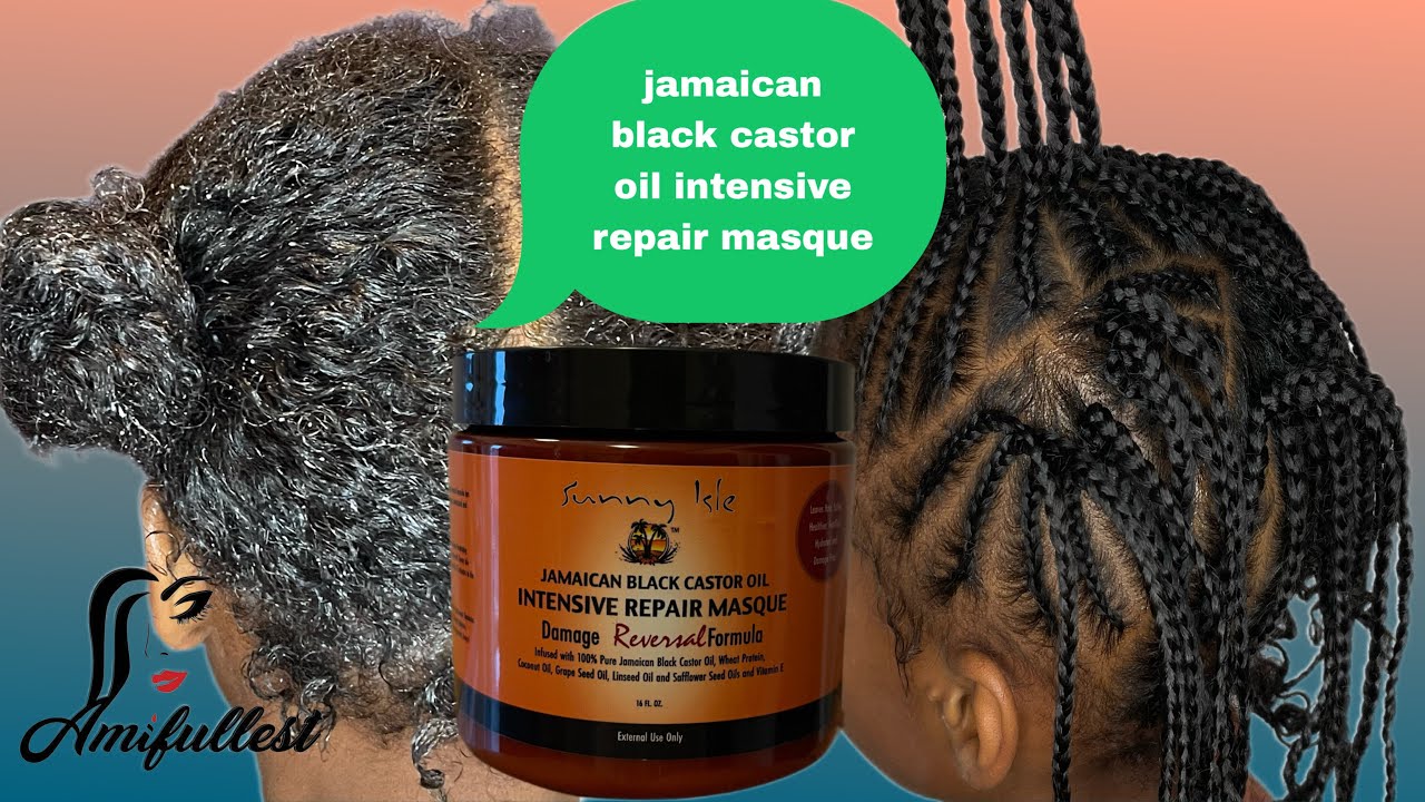 jamaican black castor oil intensive repair masque | deep conditioning hair mask | AMI FULLEST
