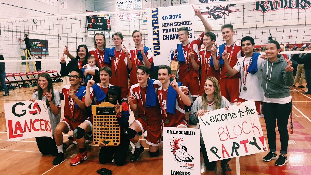 Dr EP Scarlett Sr Boys Volleyball Provincials 2016