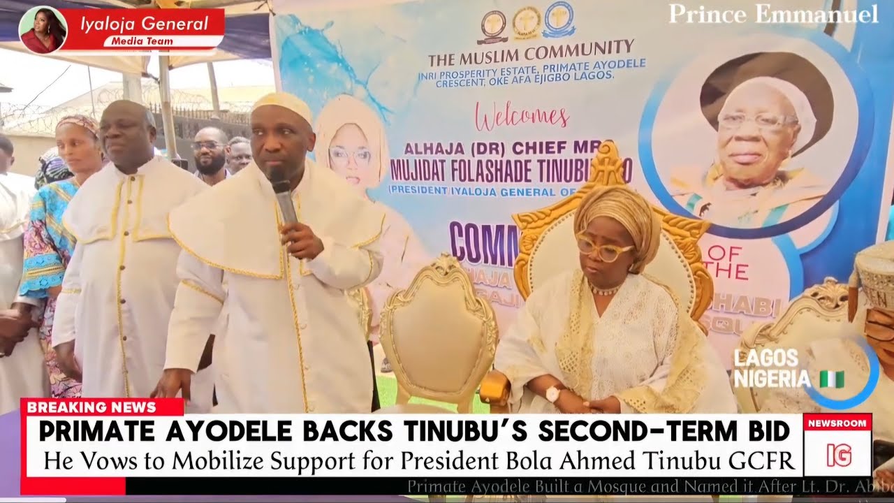 Primate Ayodele Affirms Commitment to Mobilizing Support for President Bola Ahmed Tinubu, GCFR 