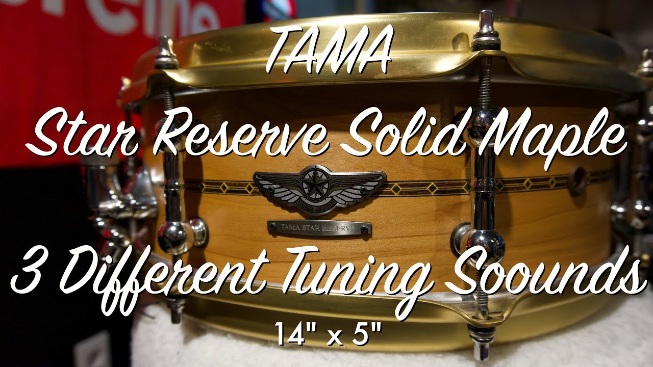 TAMA Star Reserve Solid Maple Snare Drum 14
