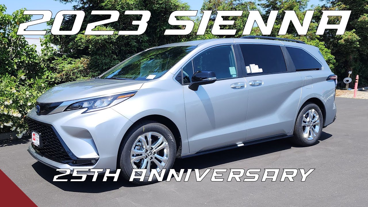 2023 Toyota Sienna 25th Anniversary Edition Overview