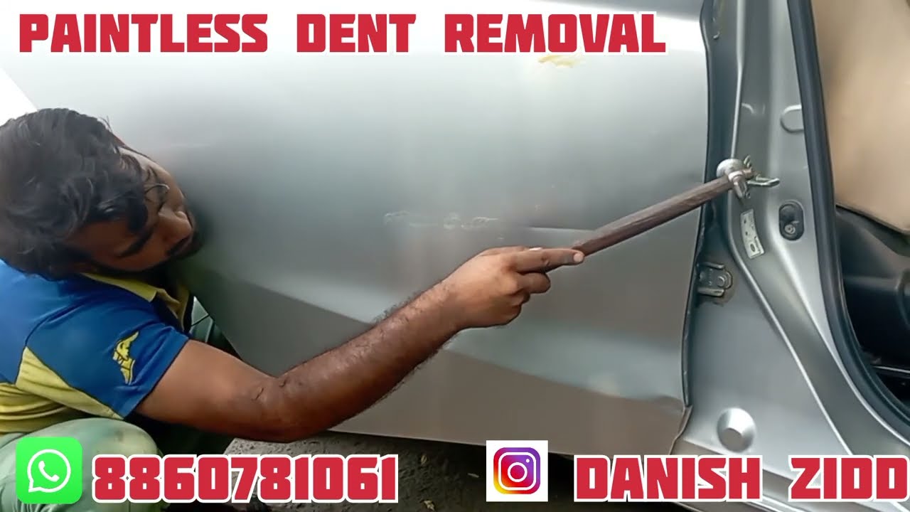Amazing 😳 Dent Removal of Honda Jazz Door Panal | डेंट ऐसा निकाला की मगांनी पड़ गई मिठाई😊☺️#hondajazz