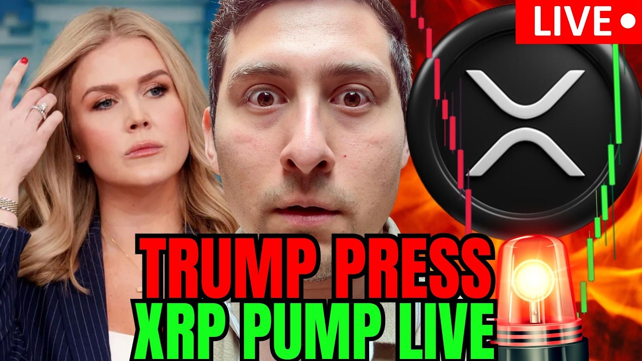 XRP WATCH! TRUMP PRESS LIVE NEWS!! CRYPTO PUMP