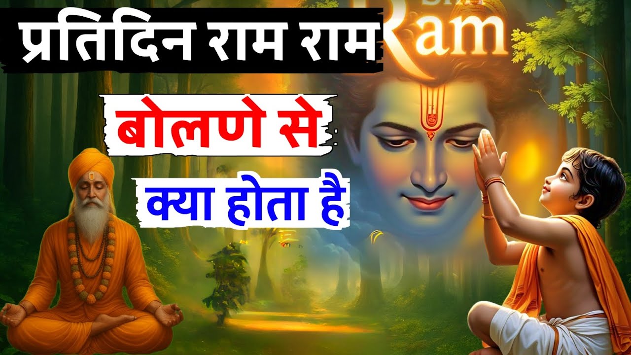 प्रतिदिन राम राम बोलने से क्या होता हे | राम नाम जप की महिमा | ram naam ki mahima | ram naam jap