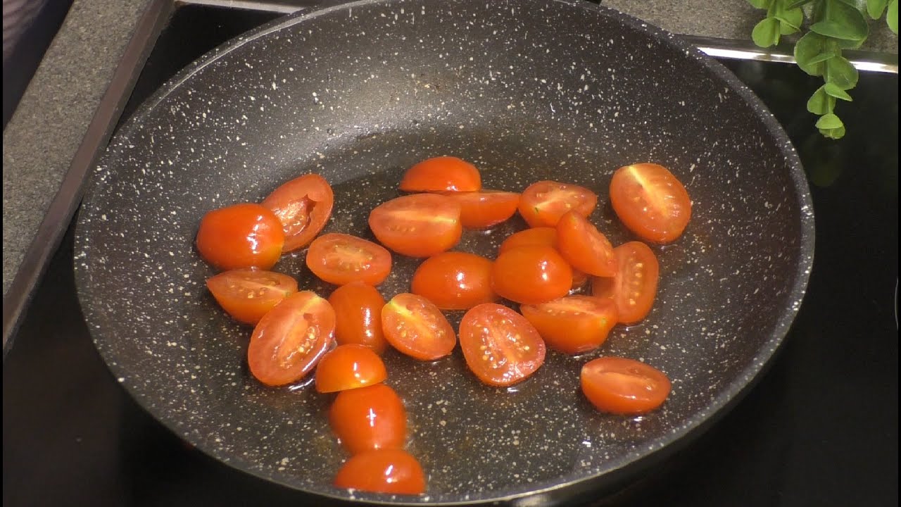 Gebratene Tomaten ❤ Tomaten w&uuml;rzig und saftig anbraten  ❤ so wird es lecker