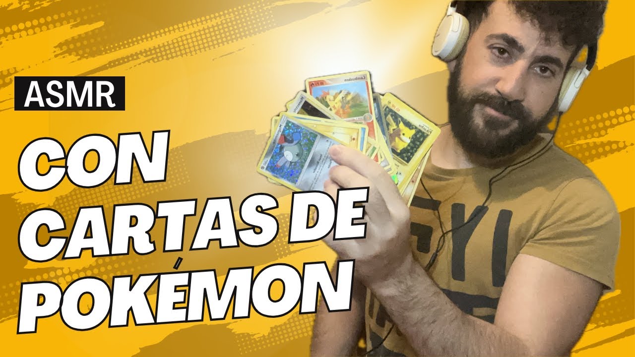 ASMR enseñando mi colección de Cartas POKÉMON [Soft Spoken]