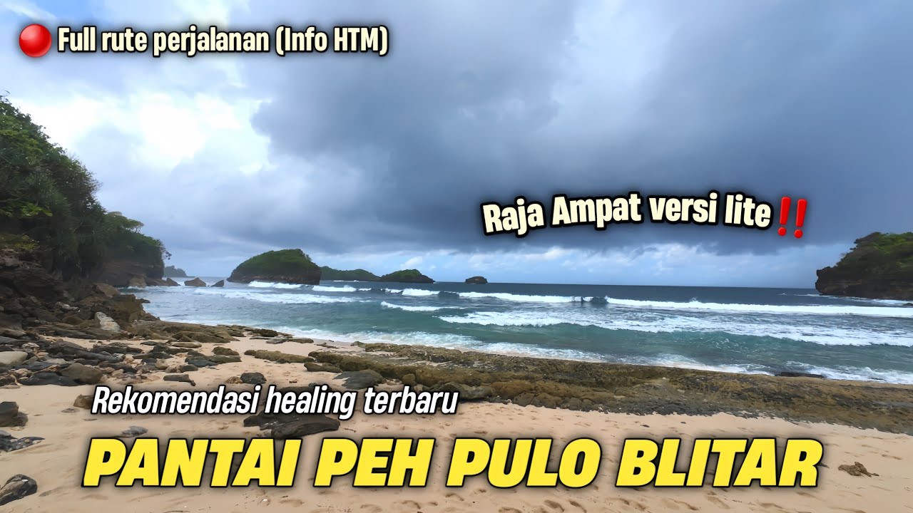 Rute & Akses Jalan Menuju Pantai Peh Pulo Blitar Terbaru | Rugi Banget Kalau Tidak Healing Kesini!