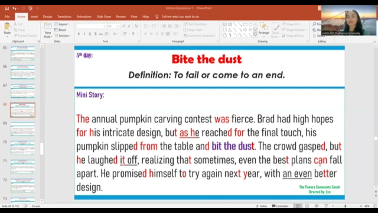 English Idiom with Mini Story and Pronunciation Tips Part 5