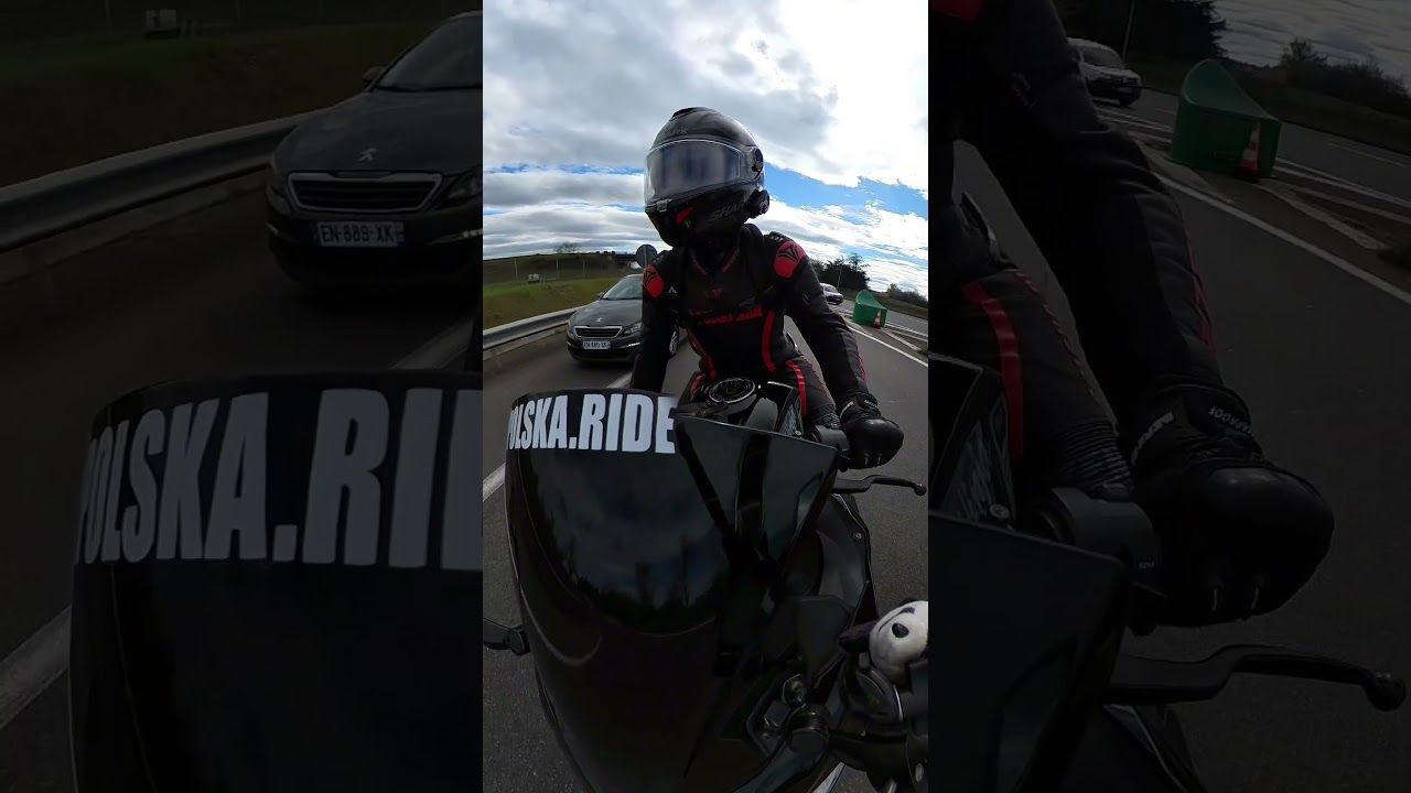 Je m&rsquo;embrouille &agrave; moto ! #moto #motard #motarde