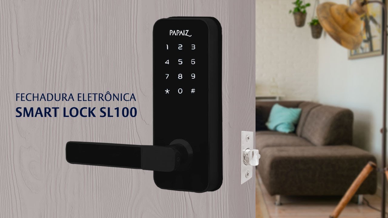 Fechadura Eletr&ocirc;nica SL100 da Papaiz