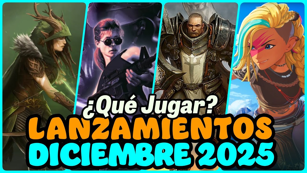 El Mes GOTY 🤪  Lanzamientos DICIEMBRE 2025 - Nuevos MMOs, RPGs, F2Ps , estrategia, roguelikes...