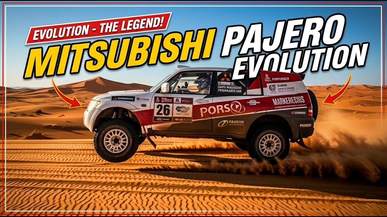 Этот внедорожник создан для ралли «Дакар»! | Pajero Evolution V55W