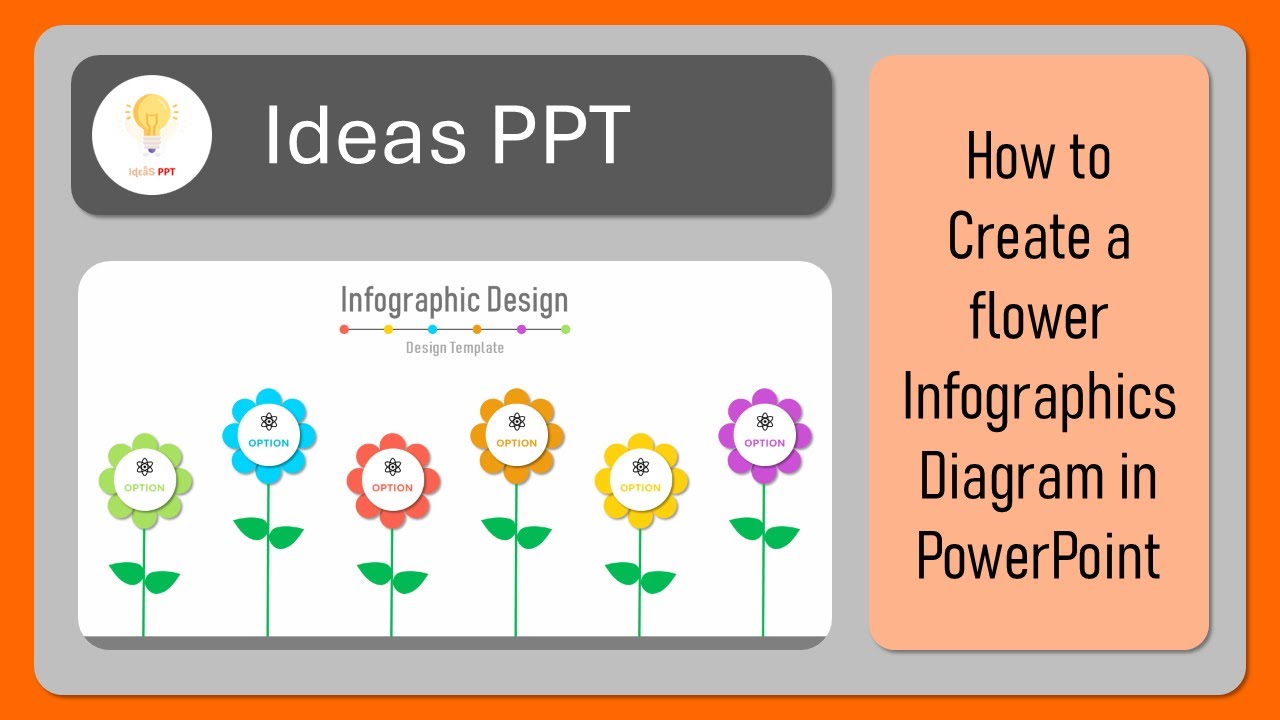 How to Create a flower infographics Diagram in PowerPoint