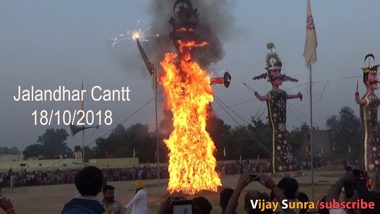Dussehra, Dussehra Ground (shawni), Jalandhar cantt 18/10/2018