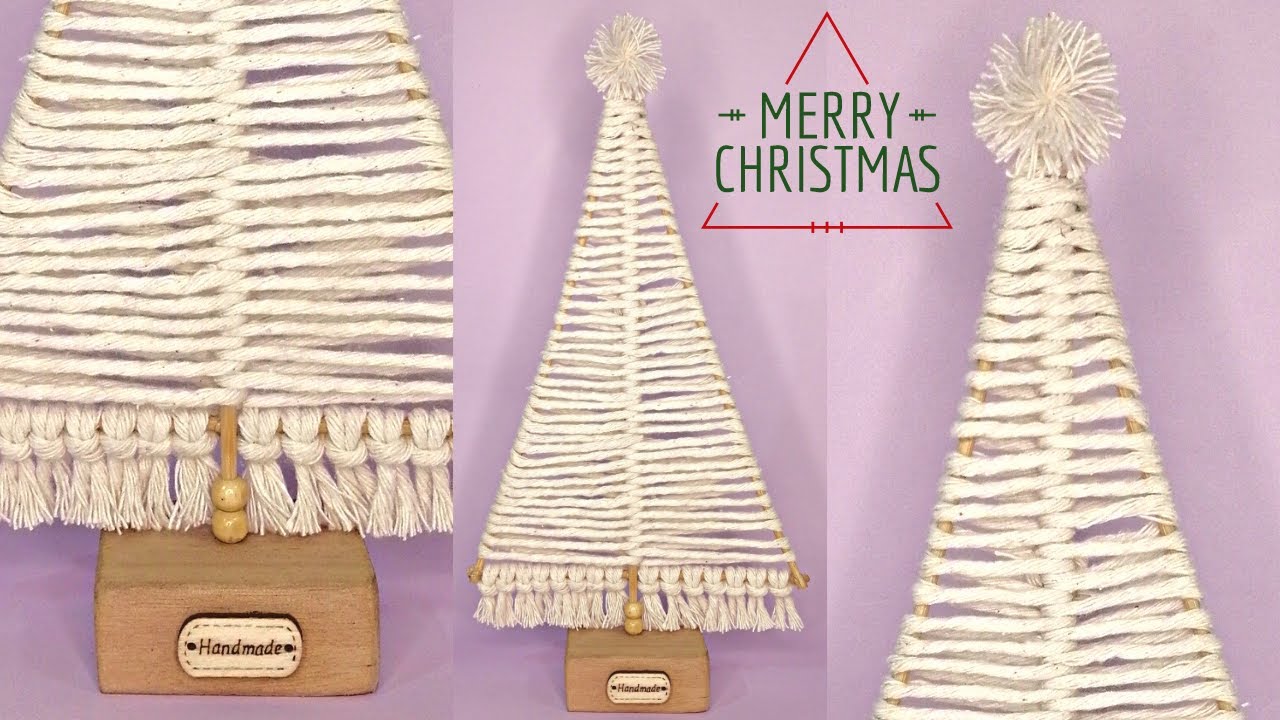 ARBOL de NAVIDAD en MACRAME 🎄 | PASO a PASO | FÁCIL |  DIY Macrame Christmas