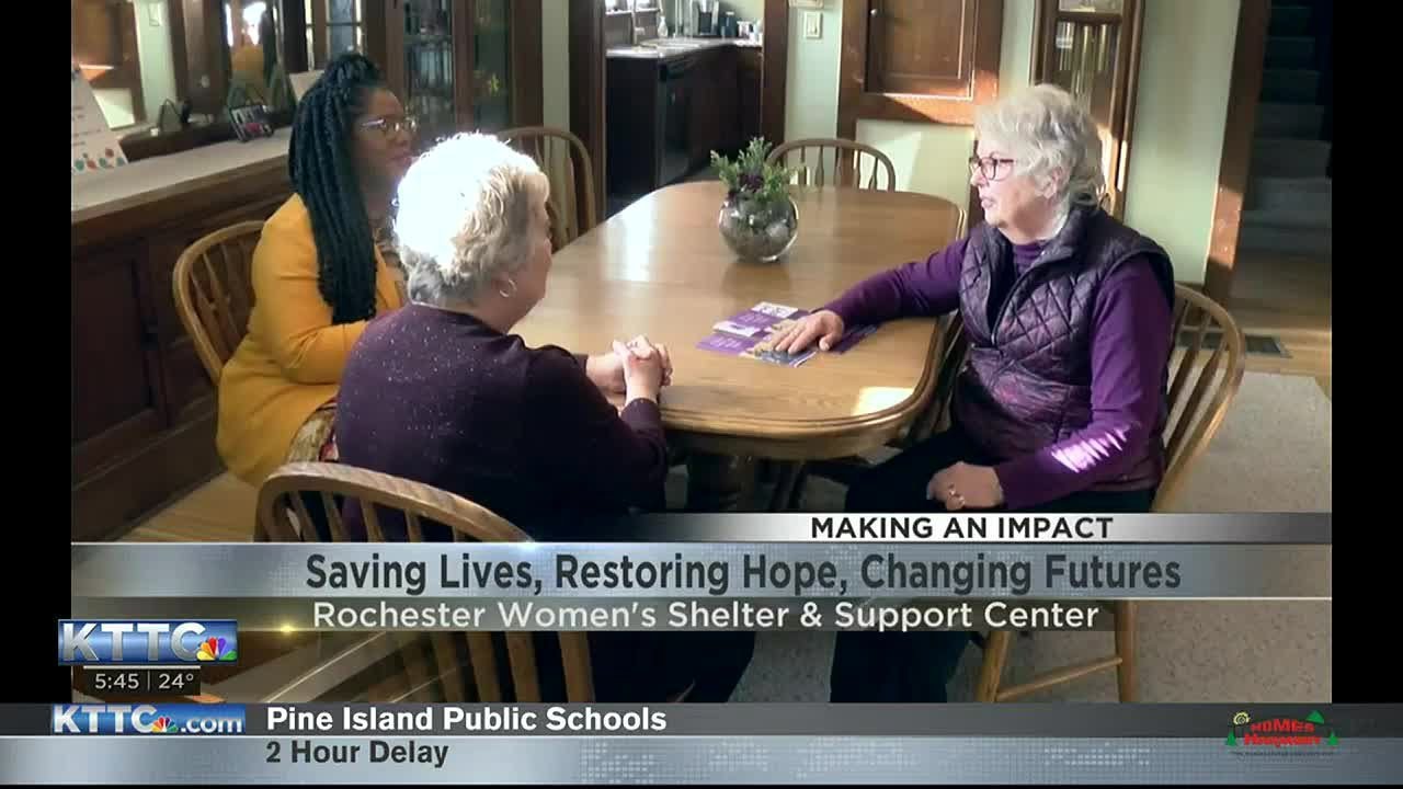 MAKING AN IMPACT: Woman volunteers at domestic violence shelter in honor of mother