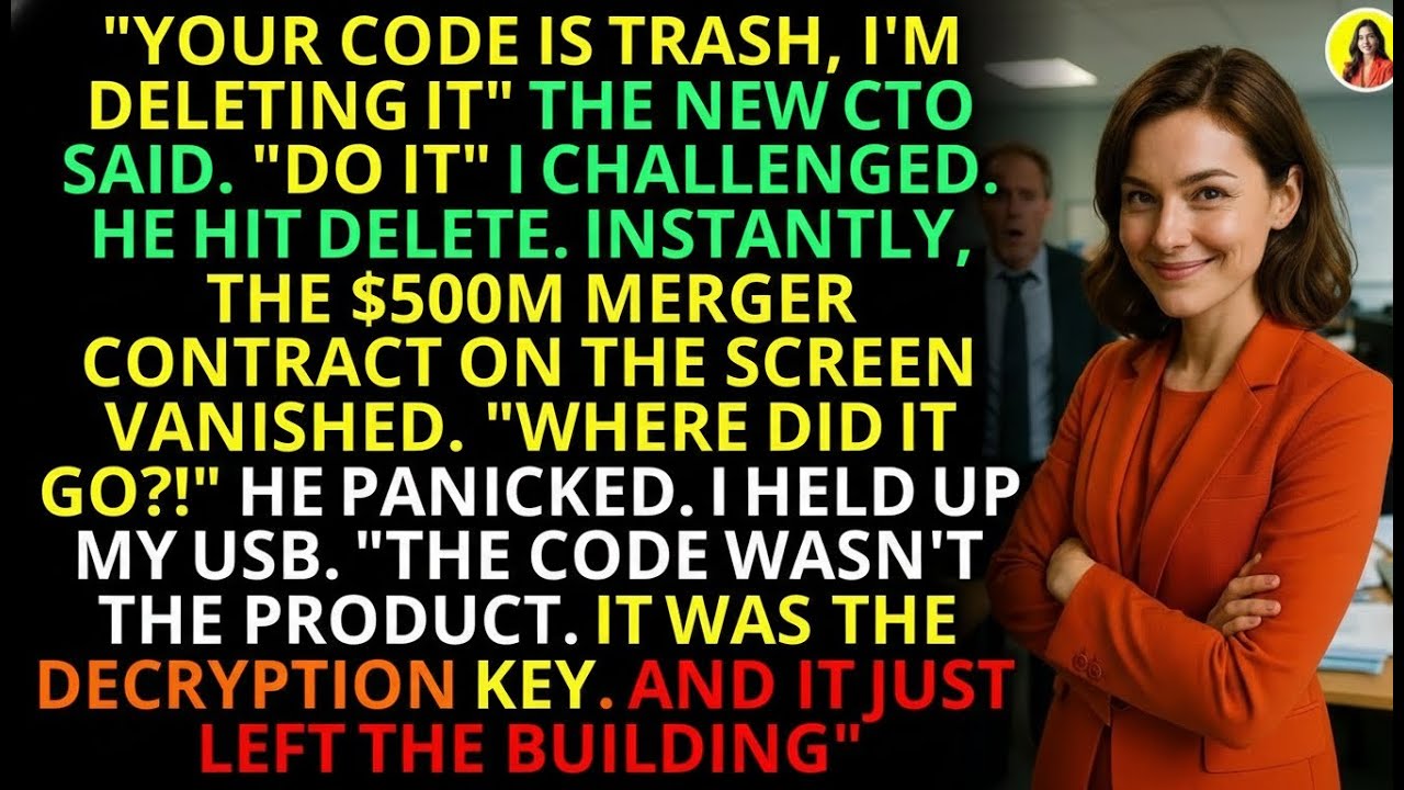 CTO Deleted My 'Trash Code' – It Was the Key to a $500M Merger 💼   #OfficeRevenge