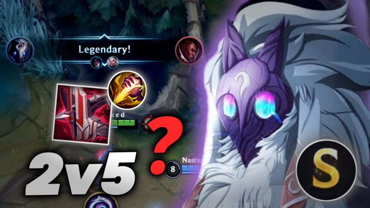 BEST KINDRED IN EARLY GAME IN JUNGLE LANE ( 2v5 ) S RATING !