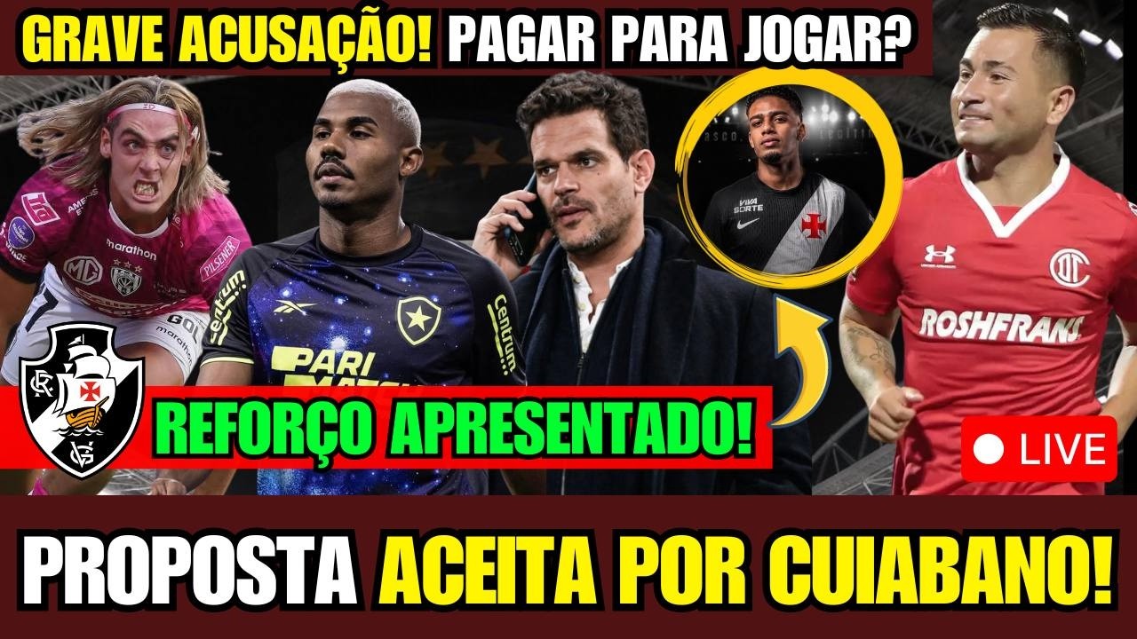 AO VIVO - PROPOSTA ACEITA POR CUIABANO E GRAVE ACUSAÇÃO!!