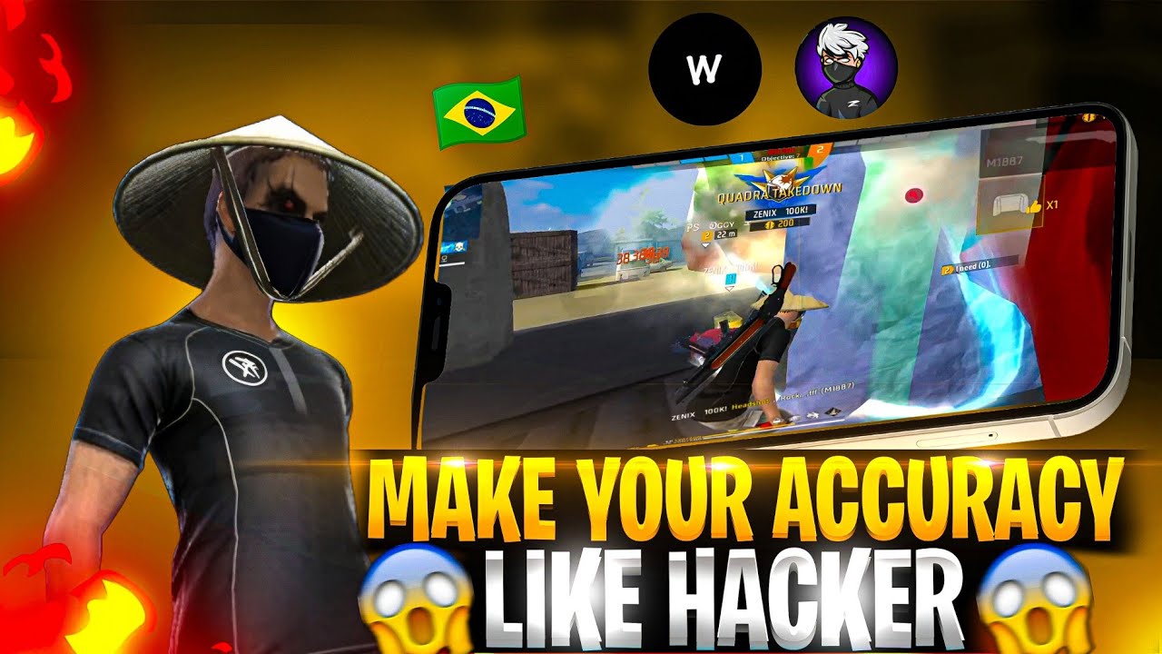 Make Your Accuracy 🎯 Like Brazilian 🇧🇷 Player's 😱 || Boost Your Accuracy 🎯 Like Hacker 👺